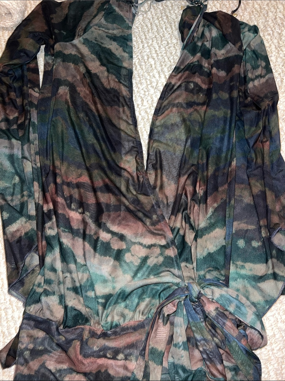 Jaded London Draped Xxl Sleeve Dress - Picture 3 of 3